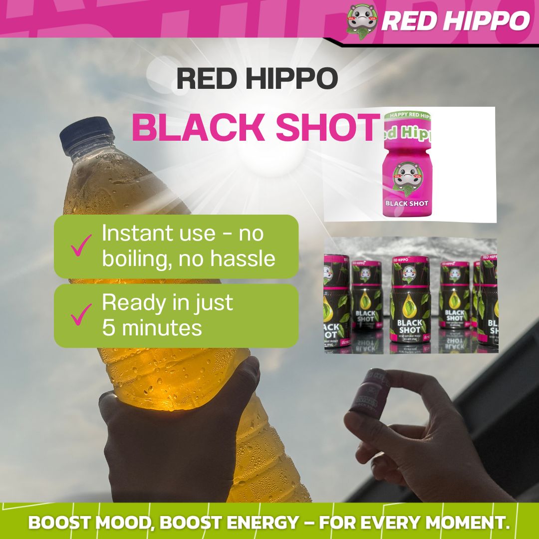 Red Hippo – Black Shot (8.8ml)